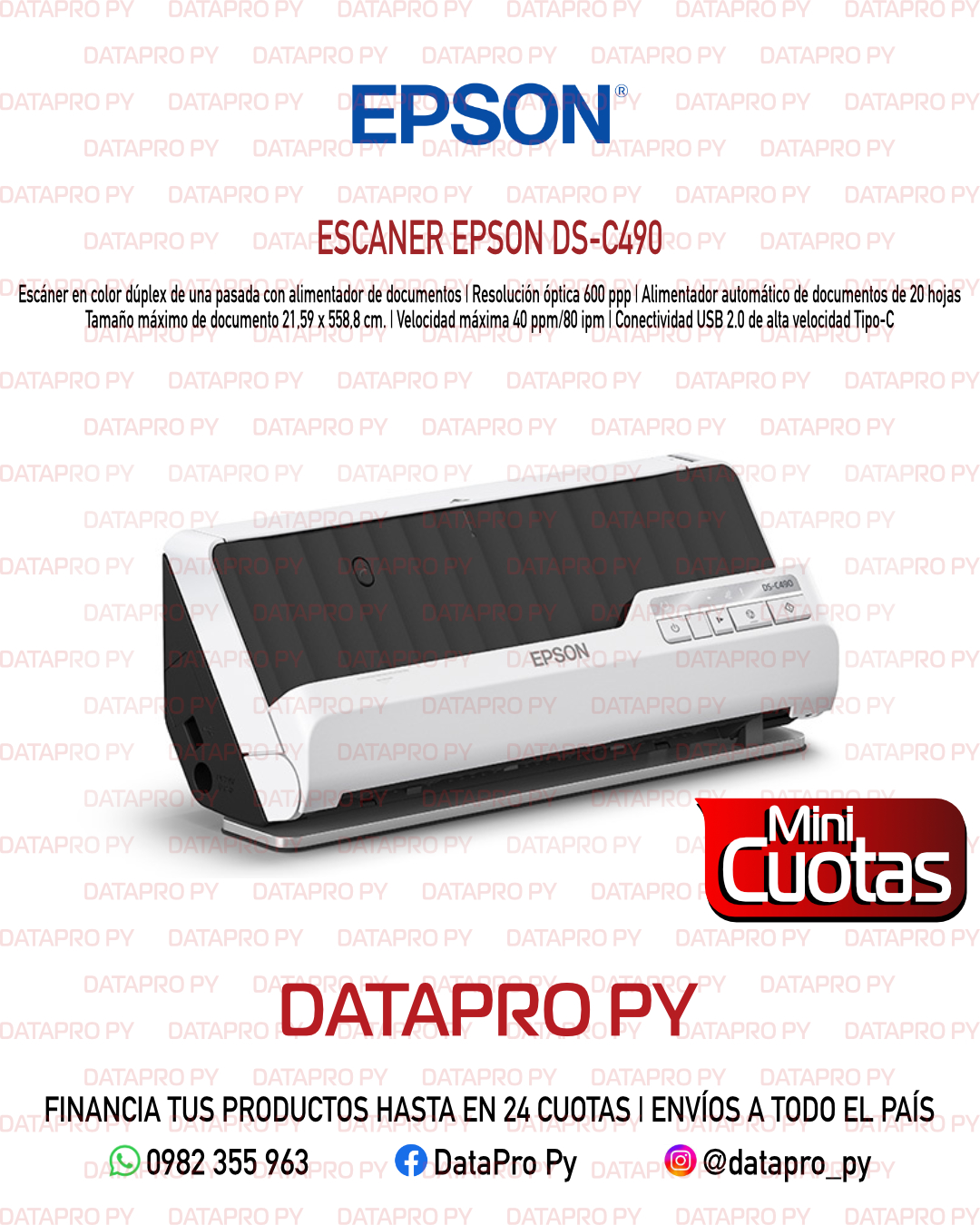 Escáner Epson DS-C490
